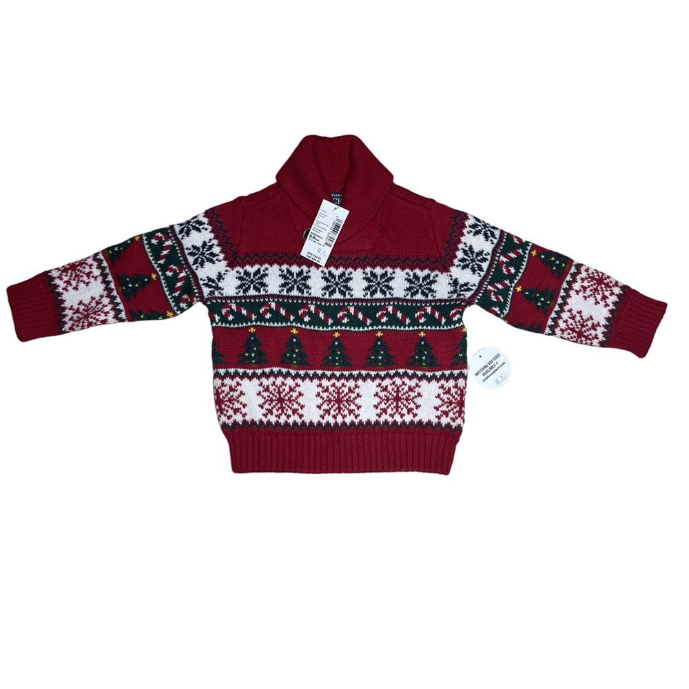 Children’s Place Classic Red Sweater 6-9 months